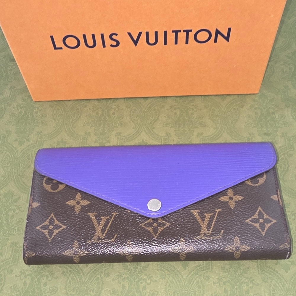 Louis Vuitton Monogram Epi Portefeuille Marie M60506 Brown Trifold